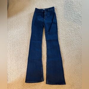 Zara Size 4 High Waisted Flare Jeans